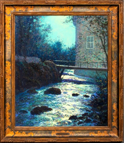 Arsène Chabanian (1864-1949)  - Le vieux moulin à eau - Tableaux et dessins Style 