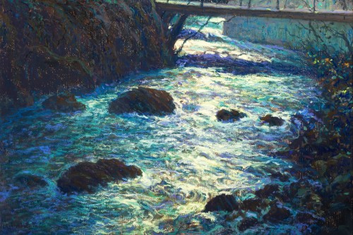 Arsène Chabanian (1864-1949)  - Le vieux moulin à eau - Chastelain & Butes