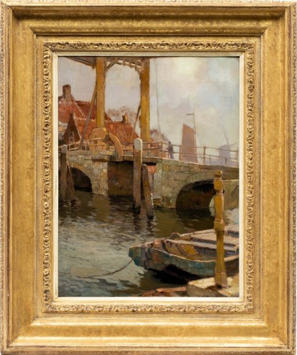 Paintings & Drawings  - The Drawbridge of Overschie - Maurice Sys (1880-1972)