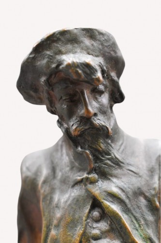 Vagabond  par Édouard Fortiny  (né en 1862) - Sculpture Style 