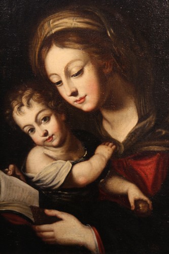 17th C Italian School. Virgin and Child. - Paintings & Drawings Style 