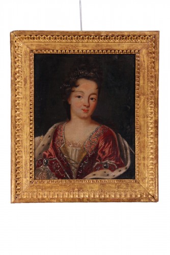 Bust portrait of an Elegant, 17th C French School