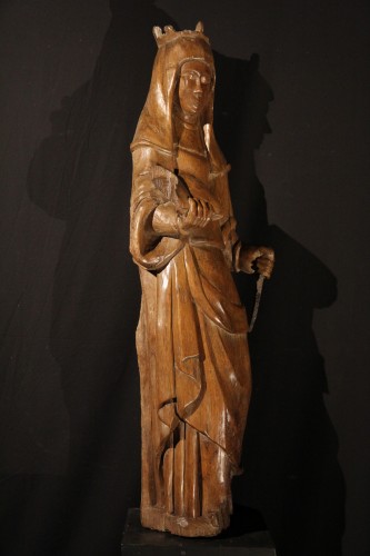 Sculpture  - Statue of saint (probably Saint Helena), Rhine work circa 1600