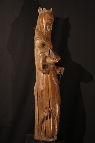 Statue of saint (probably Saint Helena), Rhine work circa 1600 - 