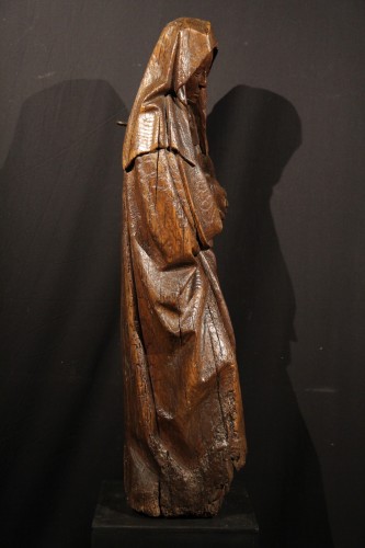 11th to 15th century - Late 15th C Virgin of pain. In oak wood. From Southern Netherlands.