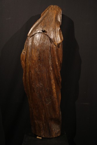 Late 15th C Virgin of pain. In oak wood. From Southern Netherlands. - 