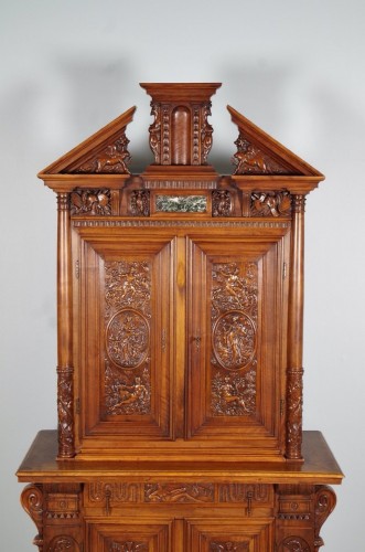 Cabinet néo-Renaissance fin 19e siècle - Mobilier Style Napoléon III