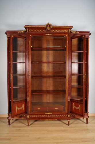 François Linke - bibliothèque style Louis XVI - Mobilier Style Napoléon III