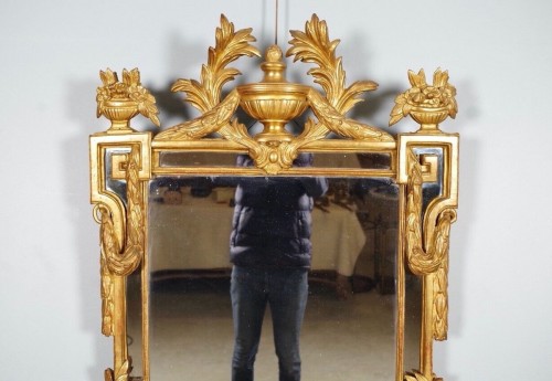 Louis XVI Provencal mirror - Mirrors, Trumeau Style Louis XVI