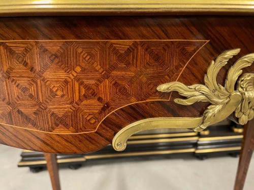 XIXe siècle - François Linke - Table bureau style Louis XV