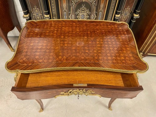 Napoléon III - François Linke - Table bureau style Louis XV