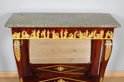 Mobilier Console - Console Empire Vers 1815