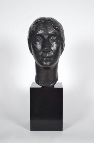 Marcel Gimond (1894-1961)  - Buste de femme - Sculpture Style Art Déco