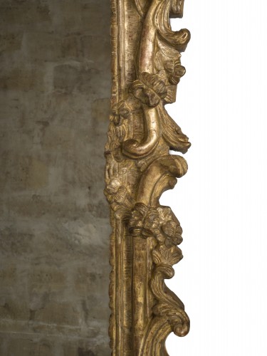 Miroir Louis XV en bois doré - Christophe Havas