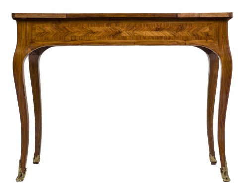 Table liseuse Louis XV en bois de violette estampillée Jean SUSSE - Christophe Havas