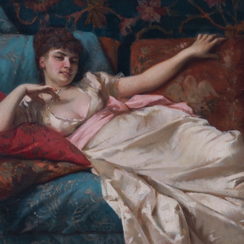 Paintings & Drawings  - Leonardo Gasser (1831-1892)  -  Dolce far niente