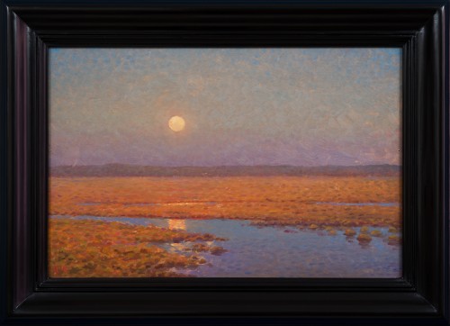 Anders Wahlgren (1861-1928) - Golden Twilight Reflections