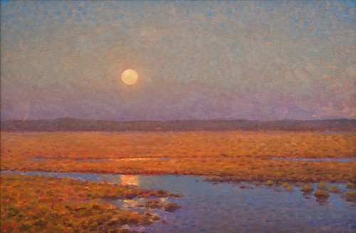 Paintings & Drawings  - Anders Wahlgren (1861-1928) - Golden Twilight Reflections