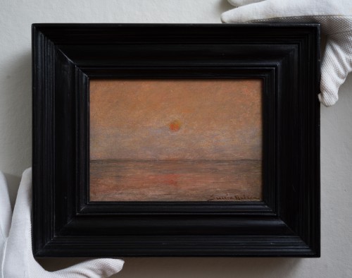 Séverin Nilson (1846-1918) - Coucher de soleil, vers 1875 - Tableaux et dessins Style 