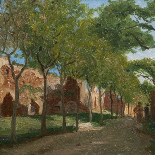 XIXe siècle - Olof Arborelius (1842-1915) - Ruines de la Rome antique, vers 1870-72