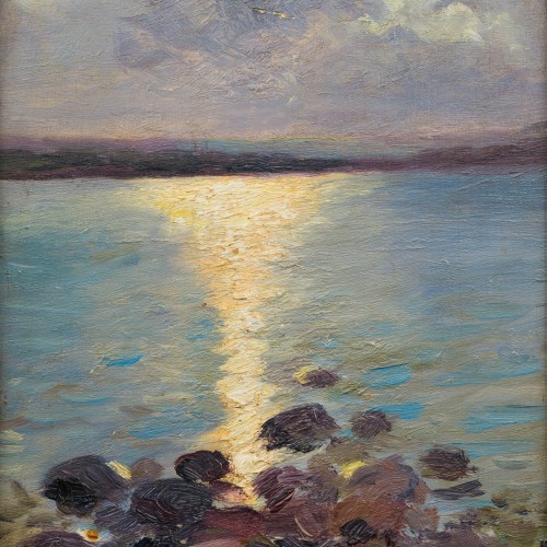 John Charles Robert Johansson  (1897-1963) - Coucher de soleil, 1920 - ClassicArtworks Stockholm