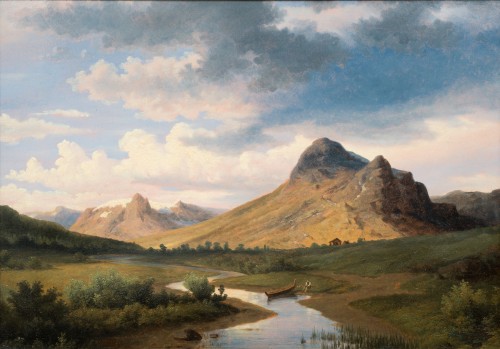 Paintings & Drawings  - Landscape from Kvikkjokk, c. 1861