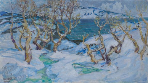 Anna Boberg (1864–1935) - Bosco artico (Lofoten)