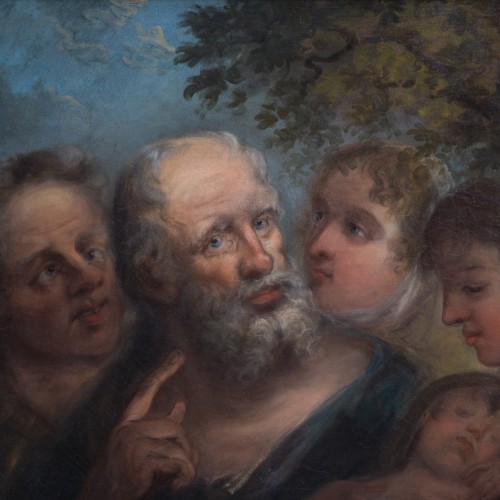 Tableaux et dessins Tableaux XVIIIe siècle - Elias Martin (1739-1818 - Asklépios et ses disciples