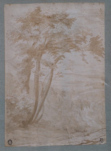 Dutch or Flemish School - An Extensive Landscape with Trees - 