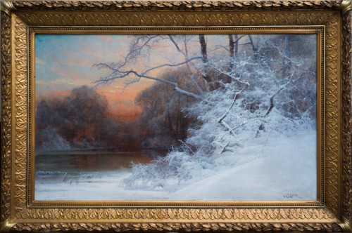 Mauritz Lindström (1849–1923) - Crépuscule d’hiver