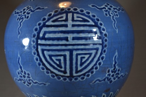 18th century - Chinese porcelain jar. Qianlong mark