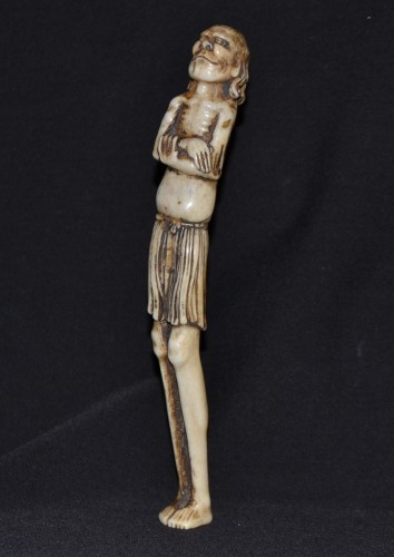 18th century - Netsuke Sennin in deer antler, Japan Edo 18th century or before