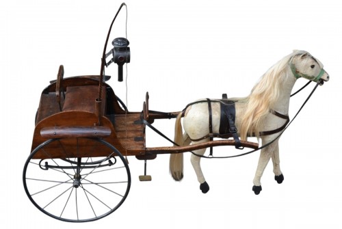 Miniature Hippomobile Cabriolet for children End of the 19th century