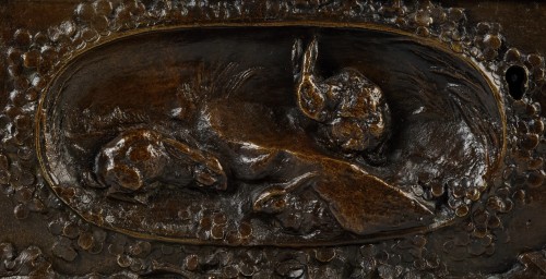 Sculpture  - Auguste Nicolas Cain (1821-1894) Bronze box