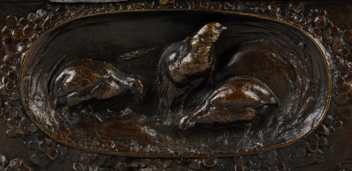 19th century - Auguste Nicolas Cain (1821-1894) Bronze box