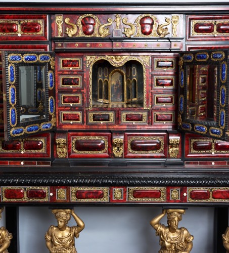 Furniture  - Antwerp cabinet second half seventeenth century