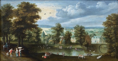 Marten Ryckaert (1587-1631) - Paysage fluvial