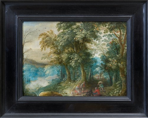 Paintings & Drawings  - Jasper Van Der Lanen (1585 - 1634) - Pair of landscapes