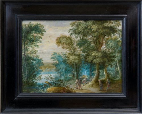 Jasper Van Der Lanen (1585 - 1634) - Pair of landscapes - 