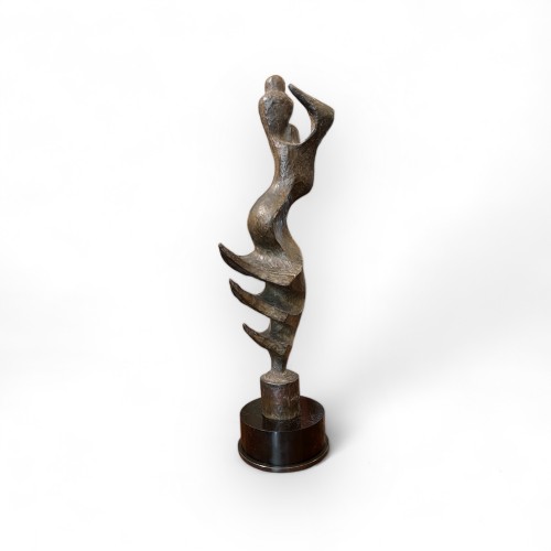 Sculpture  - Mikio Yamauchi (1907-1975) &quot;Singing in the Spring Breeze&quot;, Bronze, 1961