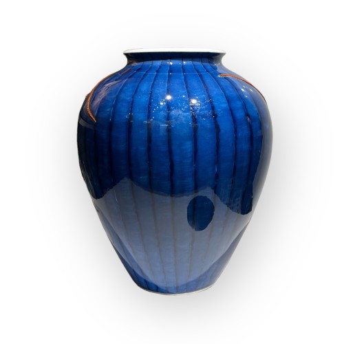 Grand vase signé Tetsuzan, Japon Arita vers 1950 - Cristina Ortega & Michel Dermigny