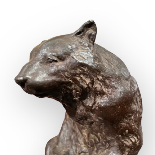 Bronze bear signd by Takabushi Onoda, Japan 1890-1955 - Asian Works of Art Style 