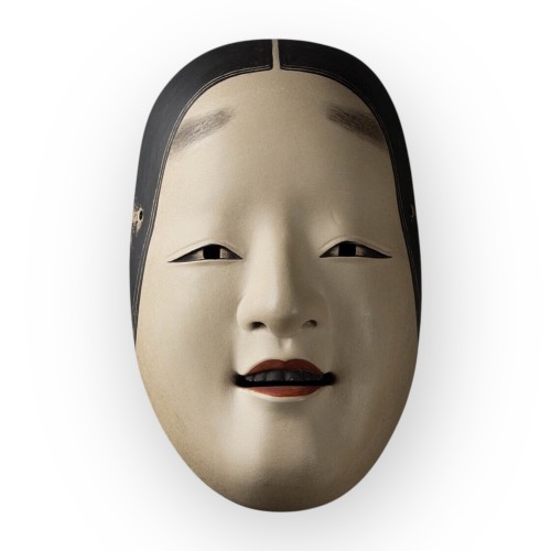  - Noh Theatre Mask Representing Ko-Omote, Japan 19th Century