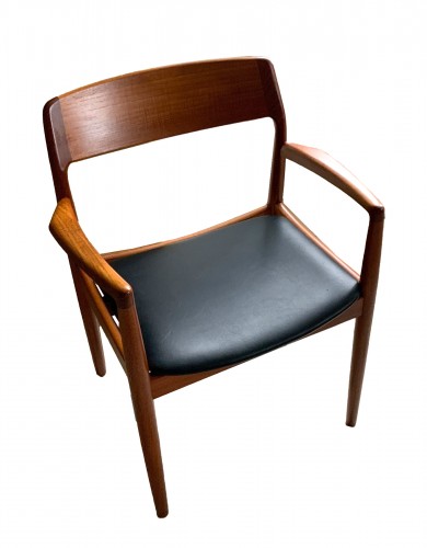 Fauteuil de bureau scandinave du designer Niels Otto Moller circa 1960