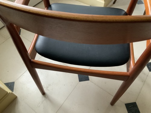 Fauteuil de bureau scandinave du designer Niels Otto Moller circa 1960 - Années 50-60