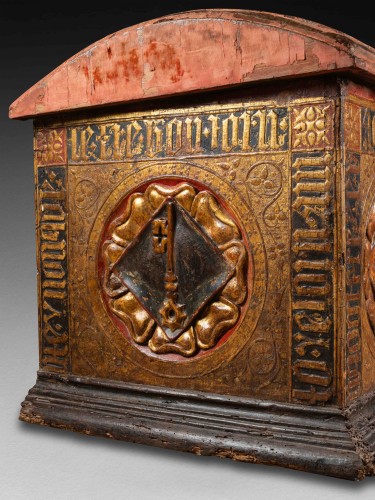 Pastiglia marriage chest - North of Italy, 15th century - Renaissance