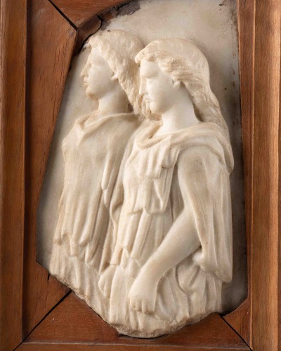 Sculpture Sculpture en Marbre - Relief Renaissance - Italie, Rome XVI siècle