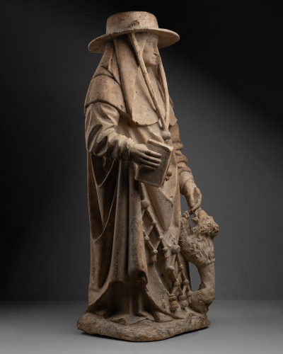 Saint Jerome - Burgundy, second half of the15th century - Sculpture Style Renaissance