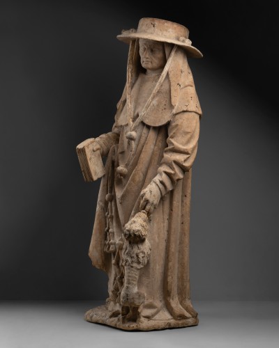 Sculpture  - Saint Jerome - Burgundy, second half of the15th century