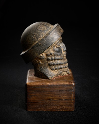 Ancient Art  - Mesopotamian basalt head